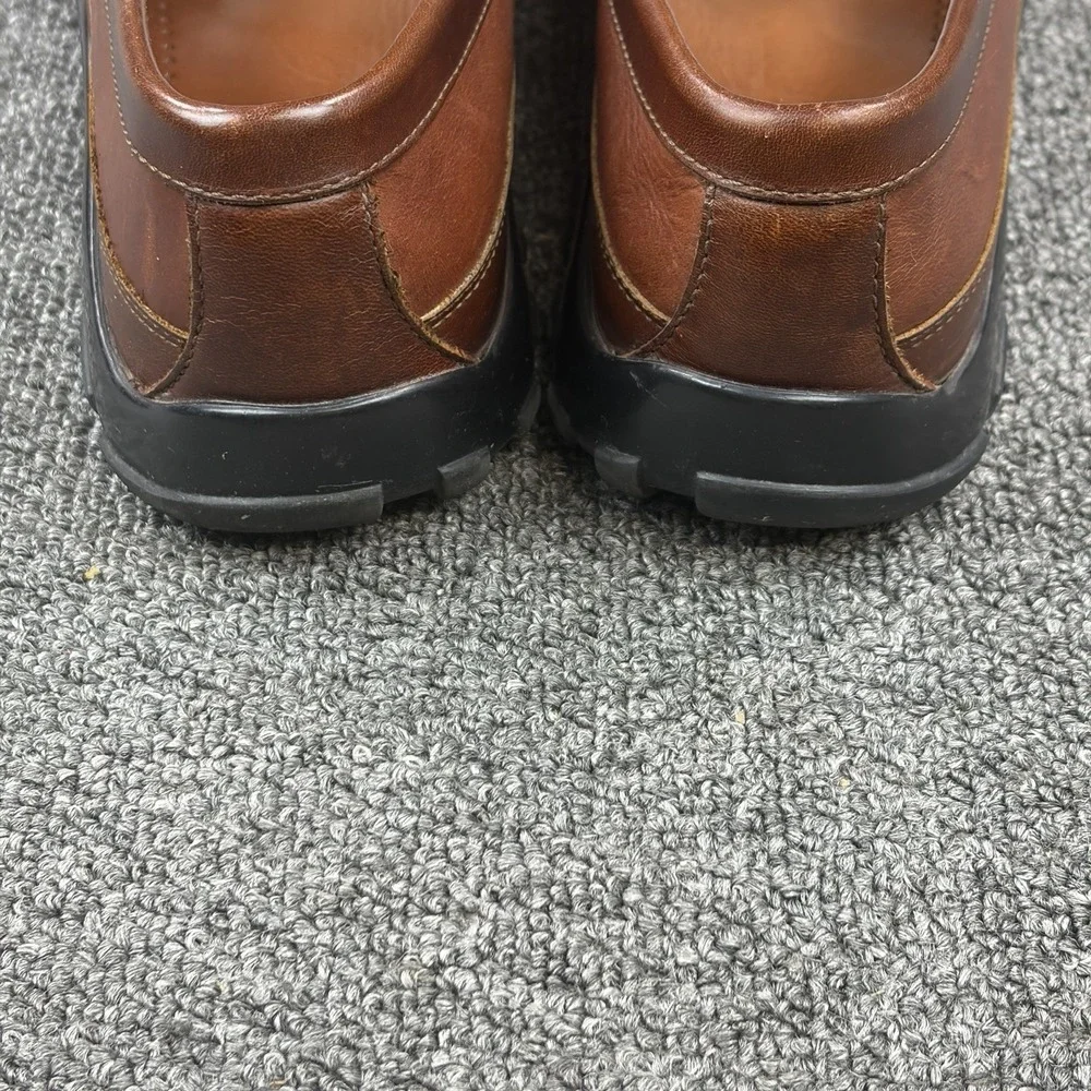 Allen Edmonds Boulder Leather Slip On Driving Loafers Men's Sz 9.5 D Brown Shoes